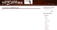 Desktop Screenshot of highendgunstore.com